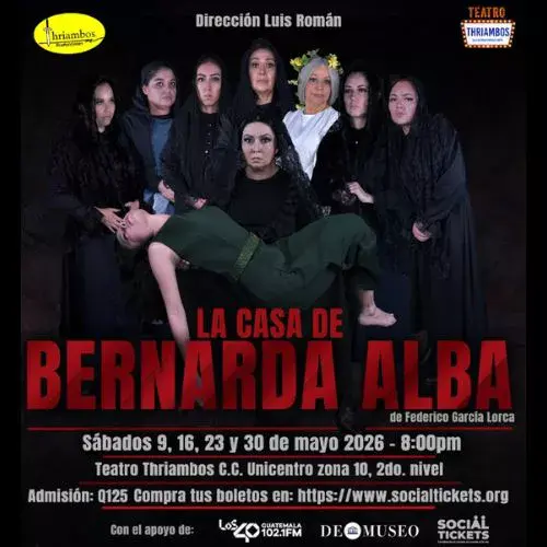 Obra de teatro La Casa de Bernarda Alba en Guatemala