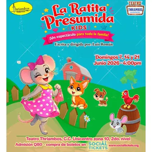 Obra de teatro La Ratita Presumida