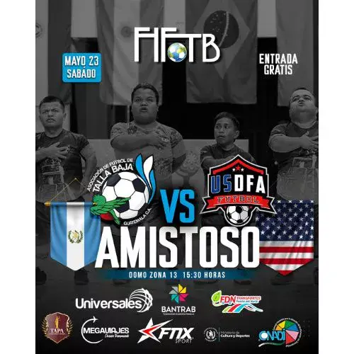 Partido de Talla Baja Guatemala vs Estados Unidos en mayo 2026