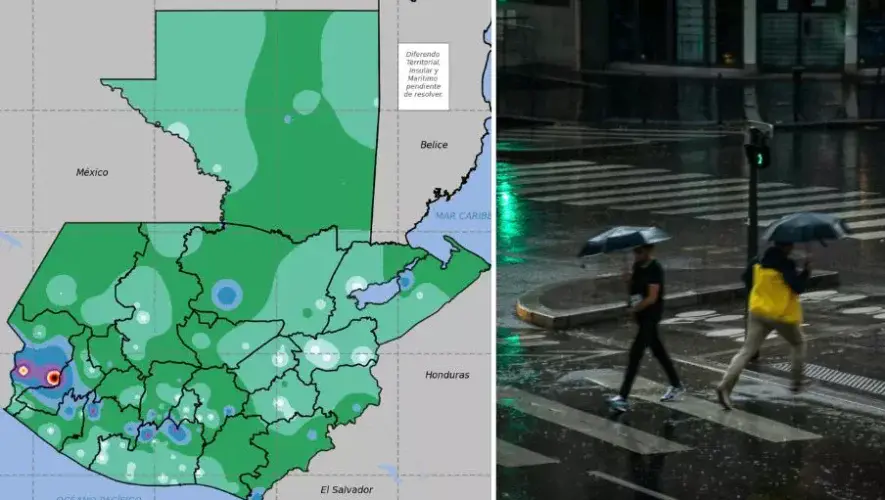 Pronóstico del clima en Guatemala del 25 al 29 de mayo 2026