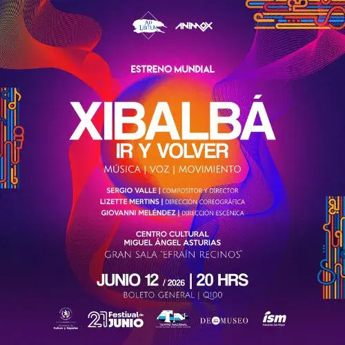 «Xibalbá Ir y Volver» una puesta en escena inspirada en el Popol Wuj Puesta en escena inspirada en el Popol Wuj con artistas guatemaltecos