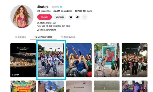 Shakira compartió «Dai Dai» de lo jóvenes de Fundación Margarita Tejada
