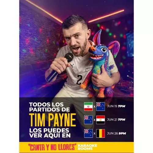 Transmisión de los partidos de Tim Payne en Guatemala