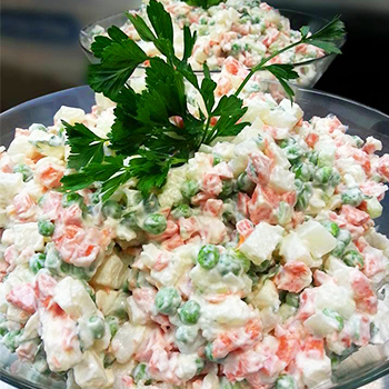 Fácil receta para hacer Ensalada Rusa guatemalteca