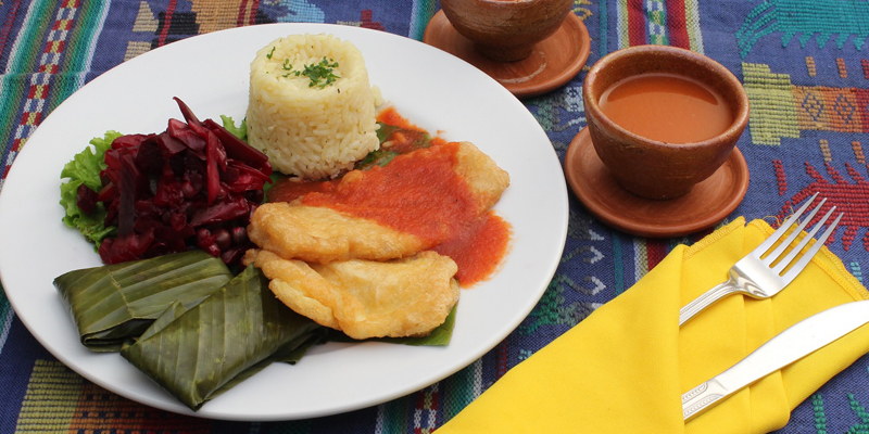 pescado seco envuelto en huevo