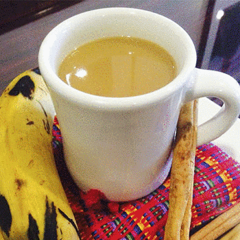 Receta de atol de plátano guatemalteco