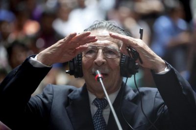 Exdictador Efraín Ríos Montt