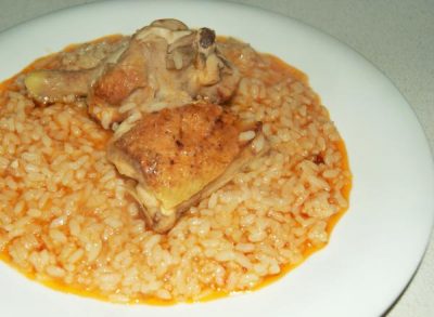 Ingredientes del arroz con pollo