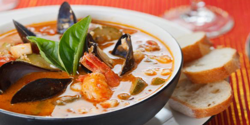 Receta del caldo de mariscos