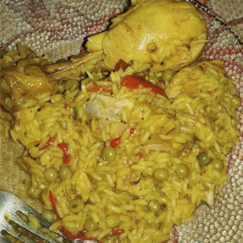 Receta para hacer Arroz con Pollo