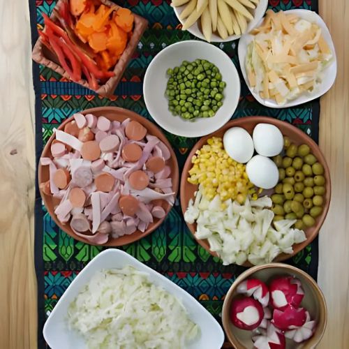 Receta para hacer Fiambre Rojo de Guatemala