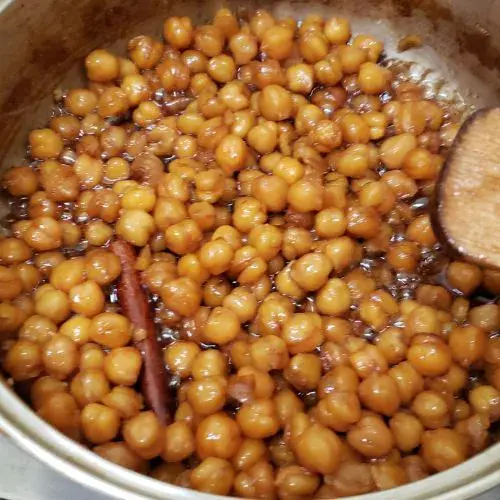 Receta para hacer Garbanzos en Miel