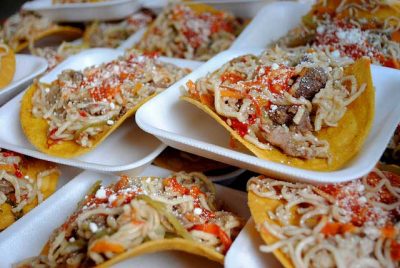 Tostadas de Chow Mein