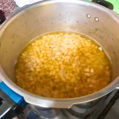 cómo hacer frijoles blancos