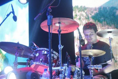 Baterista guatemalteco Vinicio Molina