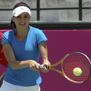 Deportista Andrea Weedon, tenista guatemalteca