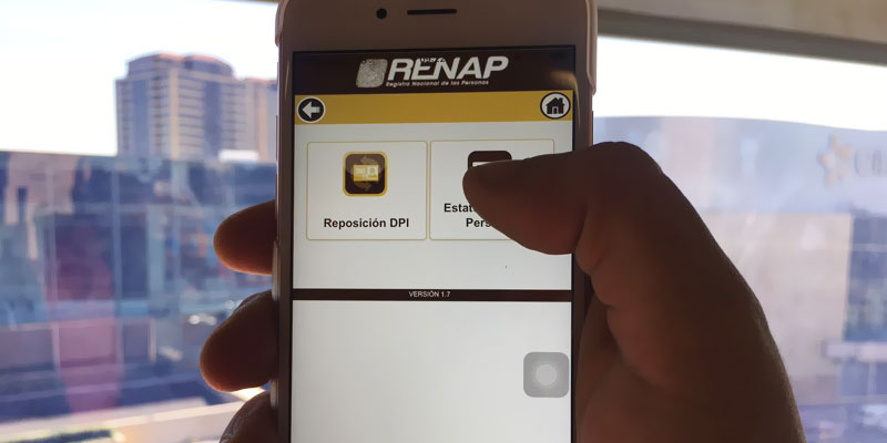 Solicitud electrónica de reposición de DPI