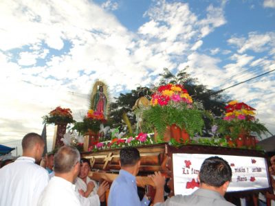 procesion de la virgen de guadalupe la libertad peten