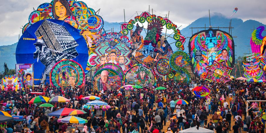 La tradición de los Barriletes Gigantes en Guatemala