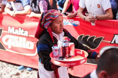 Participantes de la Carrera de Charolas en Antigua Guatemala
