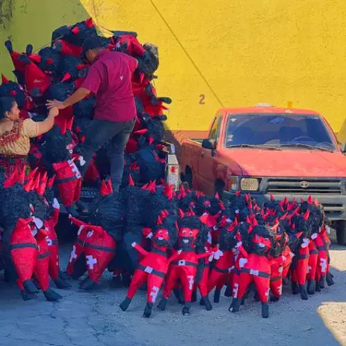 Quema del Diablo en Guatemala