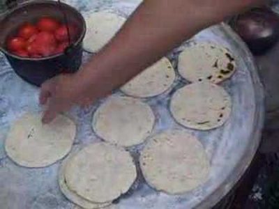 Tortillas de maíz guatemaltecas 