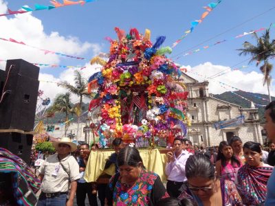procesión de san francisco de asís en panajachel