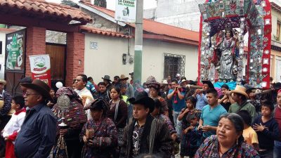 procesión virgen de la asuncion sololá