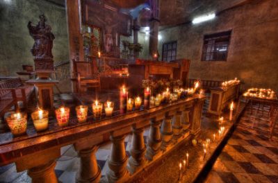 Basilica El Calvario del municipio de Cobán en el departamento de Alta Verapaz