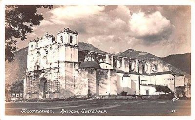 iglesia de jocotenango en la antiguedad