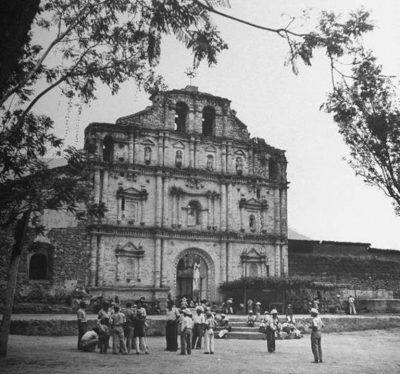 iglesia de panajachel en la antiguedad