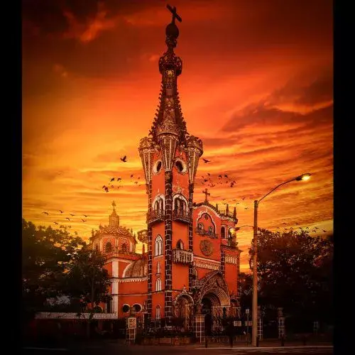 la famosa iglesia en la zona 9 capitalina