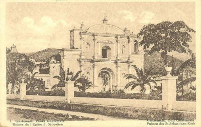 parroquia de san sebastian de la antigua guatemala en la antiguedad