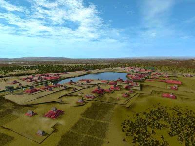 recreación digital de kaminaljuyu