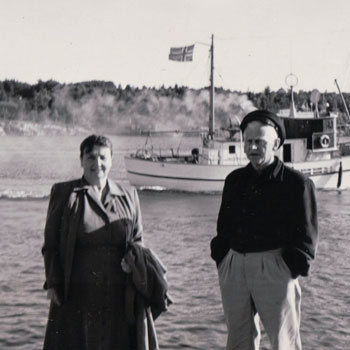 carmen lind pettersen y su esposo