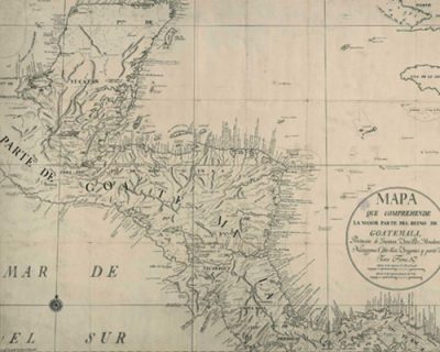 mapa de guatemala en la epoca de la conquista
