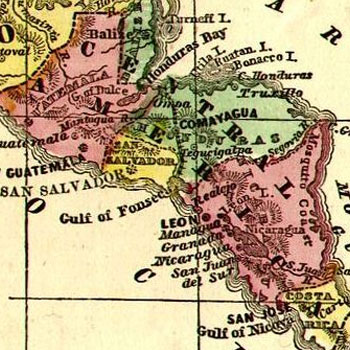 provincias de centroamerica