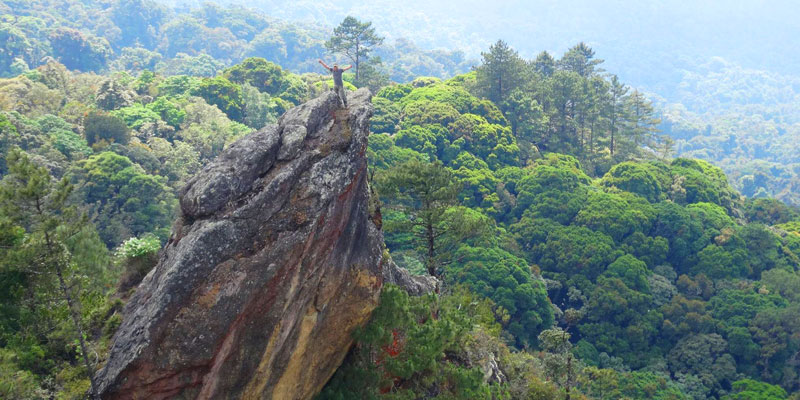 La Peña del Ángel en la Sierra de las Minas