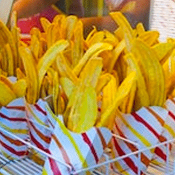 Receta para hacer plataninas de Guatemala