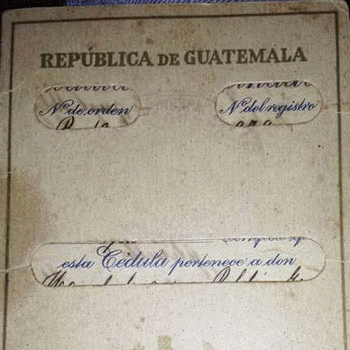 cedula guatemala