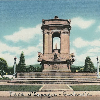plaza españa en la antigüedad