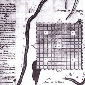 trazo de la ciudad