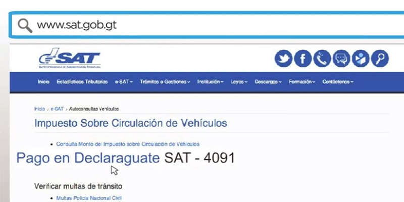 destacada impuesto sobre circulación de vehículos