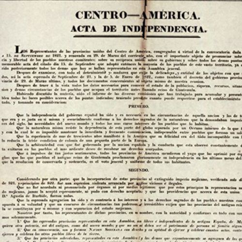 Historia de independencia de Centroamérica 1823