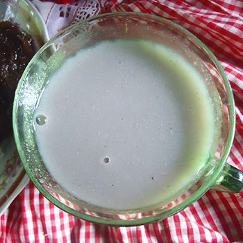 Receta del atol de Ixpasá, bebida del día de los muertos
