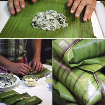 Receta para hacer bollos de chaya guatemaltecos