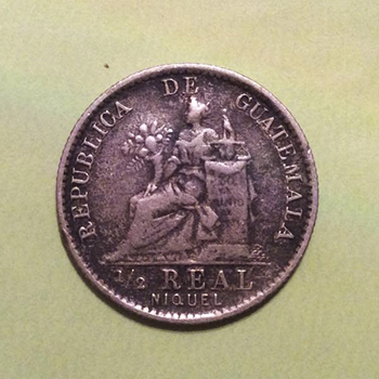 Historia de la moneda de 50 centavos de quetzal en Guatemala