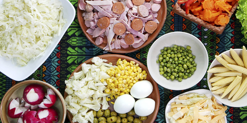 Receta para hacer fiambre blanco de Guatemala