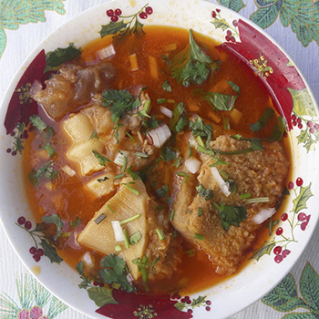 Receta para hacer caldo de panza guatemalteco