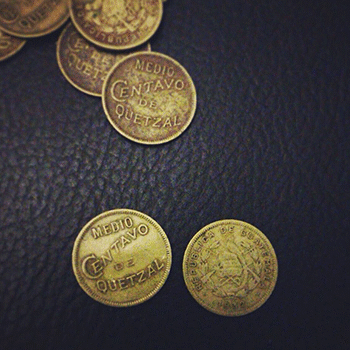 Antiguas monedas que existieron en Guatemala
